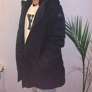 Canada Goose Belmont Coat Black Label Parka